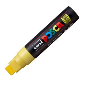 MARCATORE UNI POSCA PC17K P.SCALPELLO 15MM GIALLO UNI MITSUBISHI COD. M PC17K G
