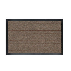 ZERBINO ASCIUGAPASSI ALASKA 40X70CM MARRONE VELCOC COD. 300288-MA