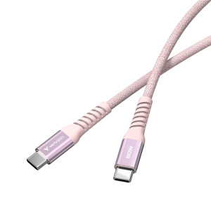 VERBATIM CAVO MAGNETICO SYNC CHARGE USB-C TO USB-C 60W  120 CM_ROSA COD. 38153