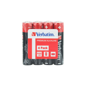 VERBATIM 4 PILE MINISTILO AA A A LKALINE COD. 49500