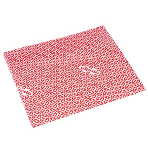 PACK 20 PANNI MULTIUSO CON PROPRIETA' ANTIBATTERICHE 36X42CM WIPRO ROSSO VILEDA COD. 137003