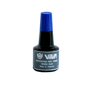 INCHIOSTRO PER CUSCINETTI A BASE ALCOOL 30GR BLU VIVA COD. 358B-BLUE