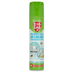 BOMBOLETTA SPRAY ZIG ZAG ANTI ACARO E CIMICI DEI LETTI 300ML COD. 05-0755