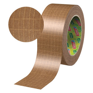 NASTRO ADESIVO 25MT X 50MM TESAPACK PAPER ULTRA STRONG ECOLOGO AVANA TESA COD. 56000-00000-02 CONFEZIONE DA 6