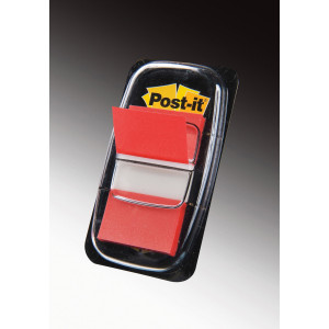 SEGNAPAGINA POST-IT  680-1 ROSSO 25.4X43.6MM 50FG INDEX COD. 7370