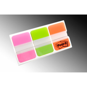 DISPENSER 66 POST-IT  INDEX STRONG 686-PGOEU 25X38MM COLORI VIVACI COD. 74474