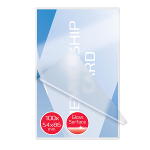 POUCHES CARD - CF. DA 100 54x86 mm. cod.3740430  2x250 micron