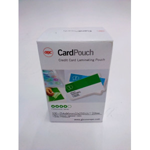 POUCHES CARD - CF. DA 100 54x86 mm. cod.3740430  2x250 micron