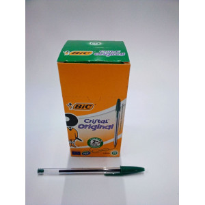 PENNA BIC CRISTAL VERDE - CF. DA 50