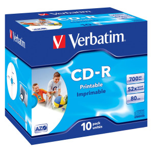 CD-R VERBATIM 700 MB 52X - CF. DA 10