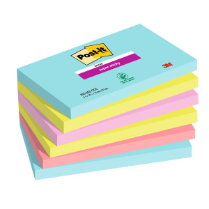 CF. 6PZ BLOCCO 90FOGLIETTI POST-ITÂ® SUPER STICKY 76X127MM 655-6SS-COS COSMIC COD. 7100242784
