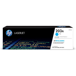 CARTUCCIA TONER CIANO ORIGINALE LASERJET HP 203A_1.300PAG COD. CF541A