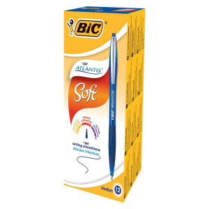 PENNA BIC ATLANTIS SOFT M BLU - CF. DA 12