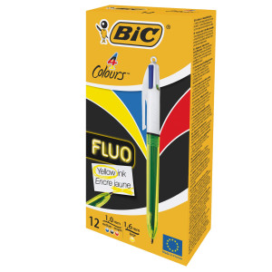 PENNA BIC 4 COLOURS FLUO - CF. DA 12