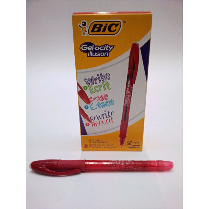 BIC GEL-OCITY ROSSO - CF. DA 12