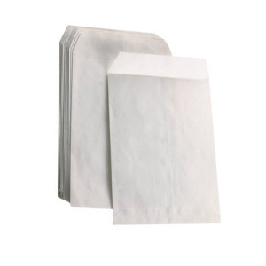 1000 BUSTE A SACCO BIANCHE 130X180MM 60GR S/GOMMA BLASETTI COD. 311