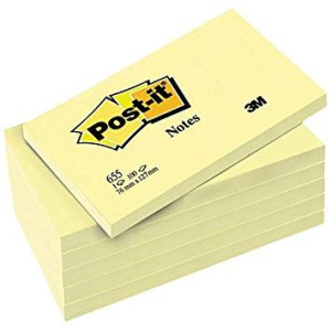 POST-IT 655 76X127 GIALLO 100FG CF.12
