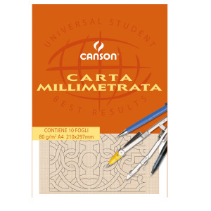 CARTA MILLIMETRATA A4 COD.5812 - CF. DA 25