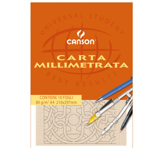 CARTA MILLIMETRATA A4 COD.5812 - CF. DA 25