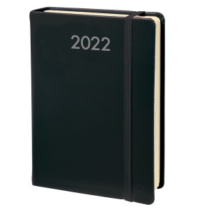 AGENDA DAILY 21 PRESTIGE 13X21CM HABANA NERO 2022 QUO VADIS COD. 375002Q