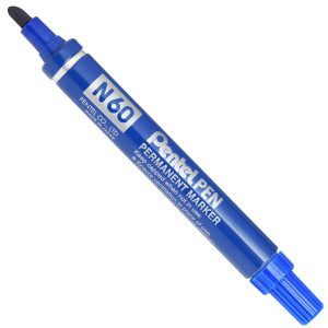 MARCATORE PENTEL PEN N60 BLU P.SCALPELLO COD. N60-C