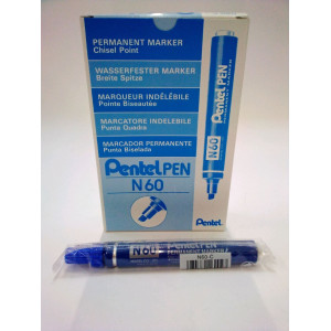 MARCATORE PENTEL PEN N60 BLU P.SCALPELLO COD. N60-C