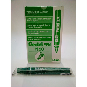 MARCATORE PENTEL PEN N60 VERDE P.SCALPELLO COD. N60-D