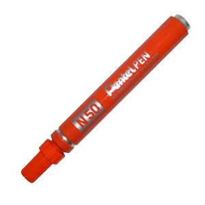 MARCATORE PENTEL PEN N50 ARANCIO P.TONDA COD. N50-F