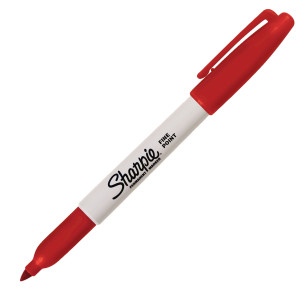 MARCATORE SHARPIE ROSSO PERMANENTE P.FINE COD. S0810940 CONFEZIONE DA 12