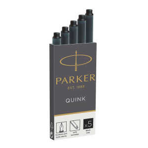 CARTUCCE PARKER QUINK NERO - CF. DA 5