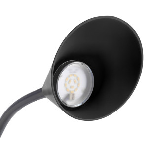 LAMPADA DA TAVOLO SOL LED 7,4W NERO UNILUX COD. 400077402