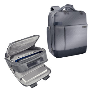 ZAINO SMART TRAVELLER PER PC 15,6ÔÇØ GRIGIO LEITZ COMPLETE COD. 60170084