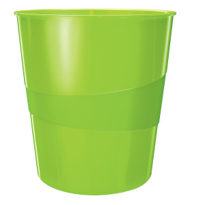 CESTINO PER UFFICIO WOW VERDE LIME 15LT LEITZ COD. 52781054