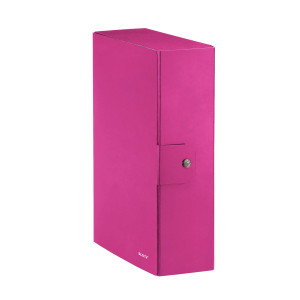 SCATOLA PROGETTO WOW DORSO 10CM FUCSIA METAL LEITZ COD. 39680023