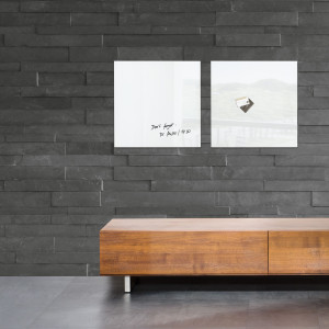 LAVAGNA MAGNETICA IN VETRO 48X48CM BIANCO ARTVERUM  SIGEL COD. RGL111