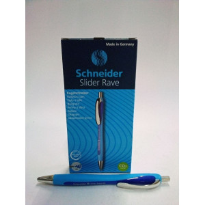 PENNA A SFERA A SCATTO SLIDER RAVE XB -5 BLU SCHNEIDER COD. P132503