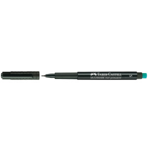 PENNARELLO MULTIMARK NERO 0,6 FINE FABER-CASTELL COD. 151399 CONFEZIONE DA 10