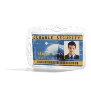 CONF. 10 PORTABADGE RIGIDO 5,4X8,7CM 8905-19 DURABLE COD. 8905-19