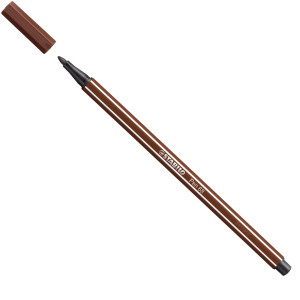 PENNARELLO STABILO PEN 68/45 MARRONE COD. 68/45 CONFEZIONE DA 10
