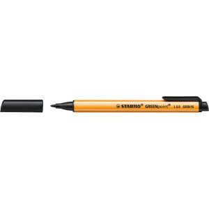 PENNARELLO GREENPOINTÂ® 0.8MM STABILO NERO COD. 6088/46 CONFEZIONE DA 10