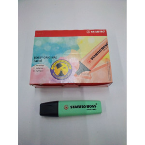 EVIDENZIATORE STABILO BOSS PASTEL VERDE MENTA 70/116 COD. 70/116