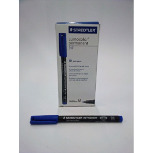 LUMOCOLOR PUNTA M BLU CF.10 COD. 317-3