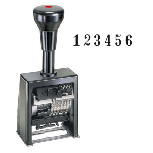 TIMBRO NUMERATORE AUTOINCHIOSTRANTE AUTOMATICO B6K 6COLONNE 4,5MM REINER COD. B6K.4,5BLOCK