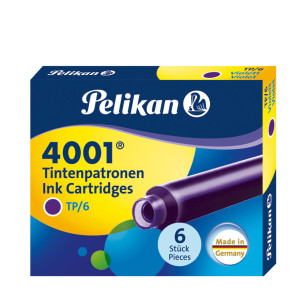 PELIKAN CARTUCCE TP/6 VIOLA 6PZ 4001 COD. 301697