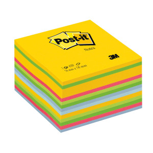 BLOCCO CUBO 450FOGLIETTI POST-IT 76X76MM 2030-U ULTRACOLOR COD. 7100172383