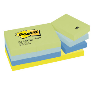 BLOCCO 100FOGLIETTI POST-IT  38X51MM 653-MTDR DREAM 72GR ASSORTITO COD. 7100172315