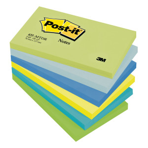 BLOCCO 100FOGLIETTI POST-IT  76X127MM 655-MTDR DREAM 72GR ASSORTITO COD. 7100172317