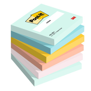 POST-IT 654-BEA 76X76MM ASS. - CF.DA 6