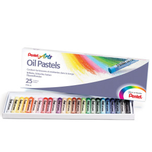 ASTUCCIO 25 PASTELLI A OLIO PENTEL ARTS COD. 0100525