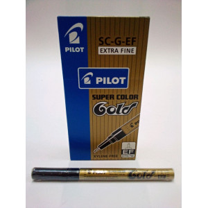 MARCATORE SUPER COLOR PUNTA EXTRA FINE VERNICE GOLD PILOT COD. 002452